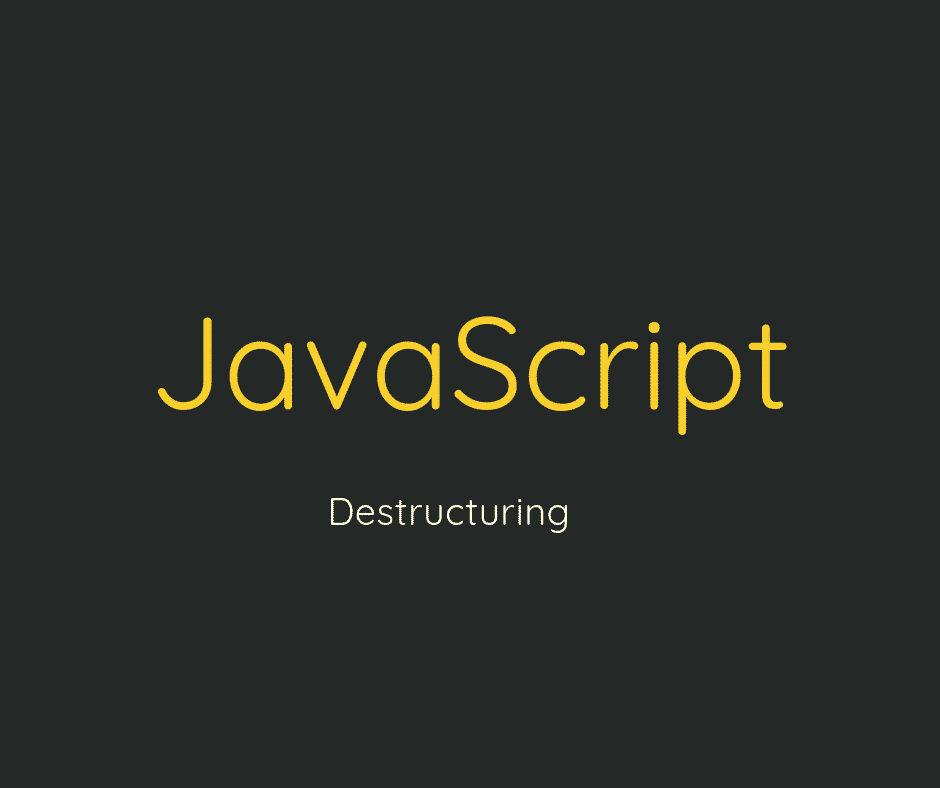 Utilizando destructuring no ES6