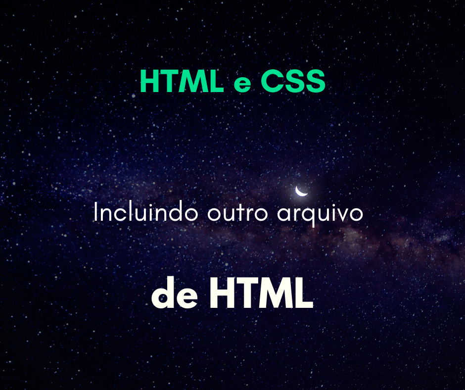 Incluir outro arquivo HTML em um arquivo HTML