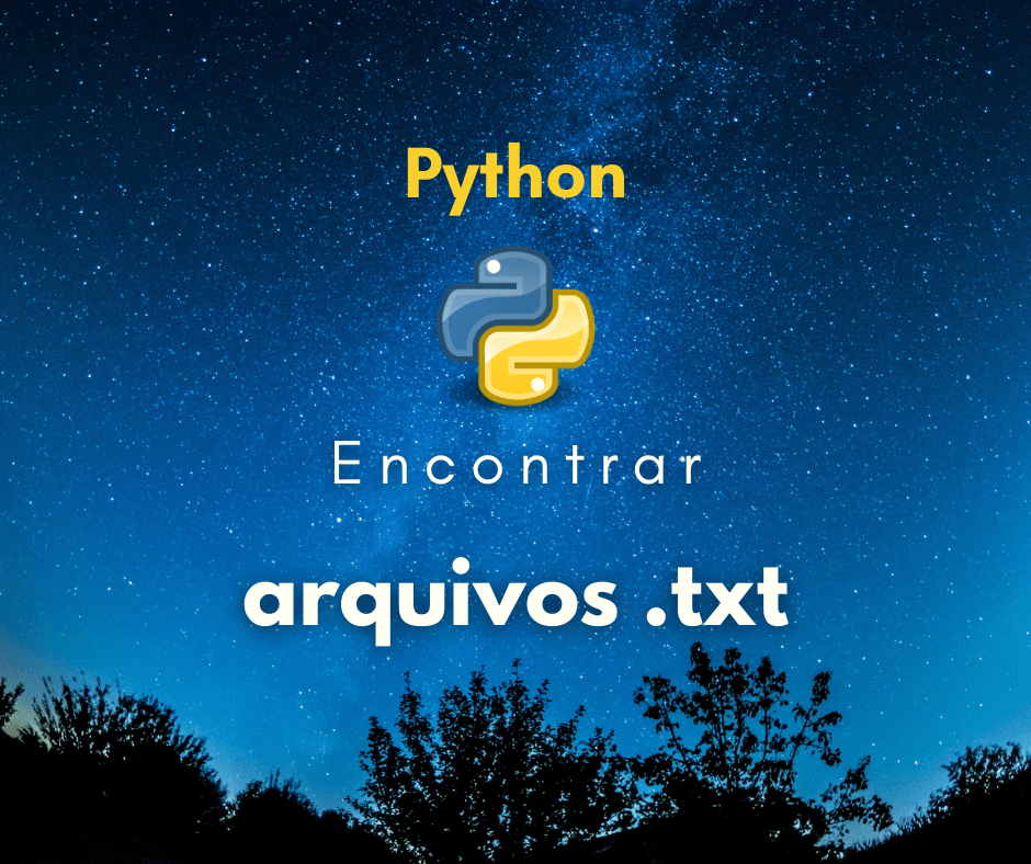 Como encontrar todos os arquivos txt de um diretório com Python