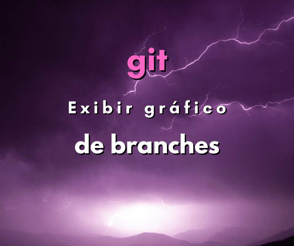 Como exibir os branches em gráfico no git