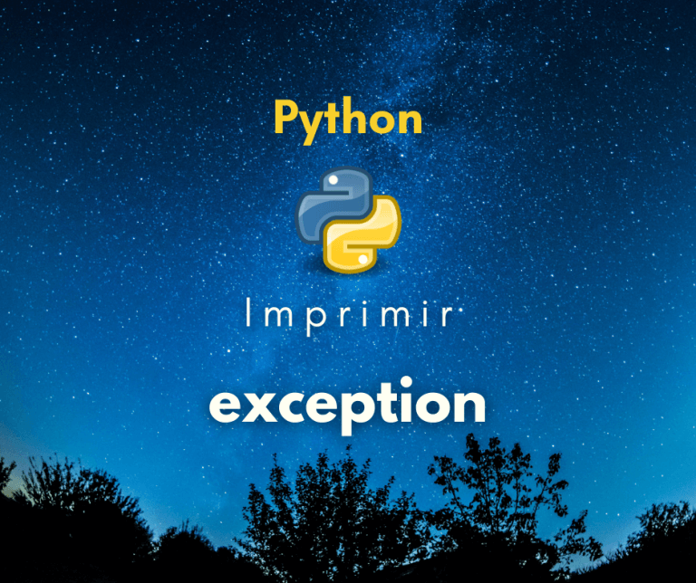 Como imprimir uma exception em Python 3