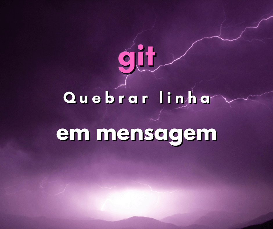 Como adicionar uma nova linha em mensagem de commit do git