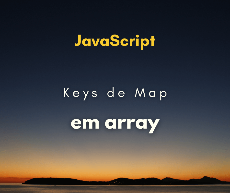 Como converter keys do objeto Map em array