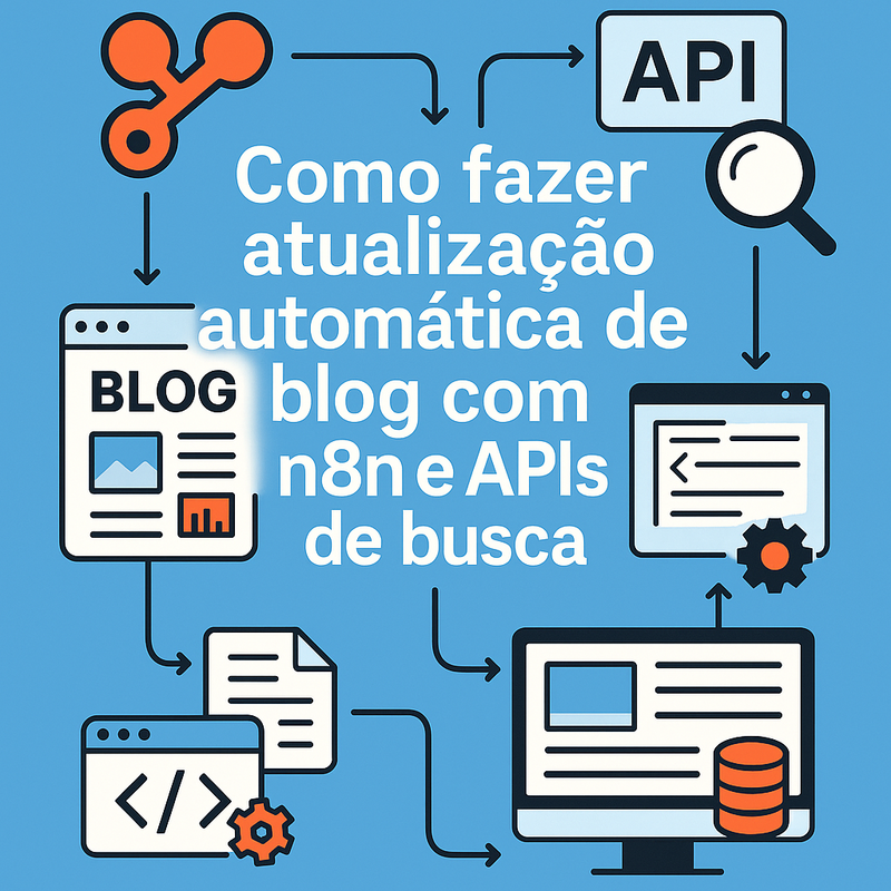 Como fazer atualização automática de blog com n8n e APIs de busca