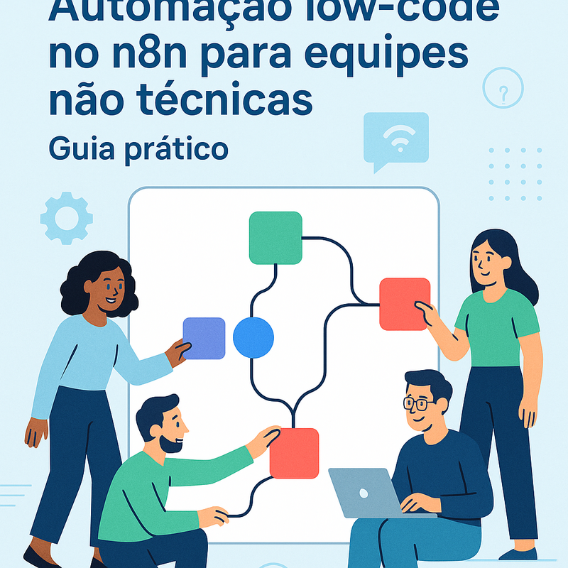 Automação low-code no n8n para equipes não técnicas: guia prático