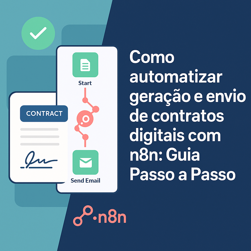 Como automatizar geração e envio de contratos digitais com n8n: Guia Passo a Passo
