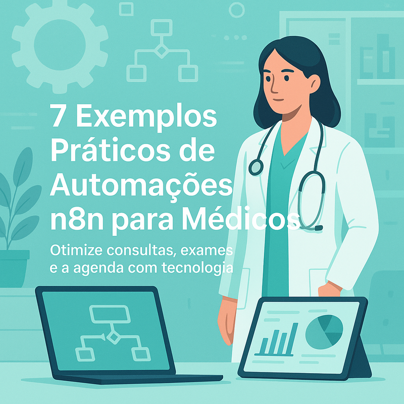 7 Exemplos Práticos de Automações n8n para Médicos