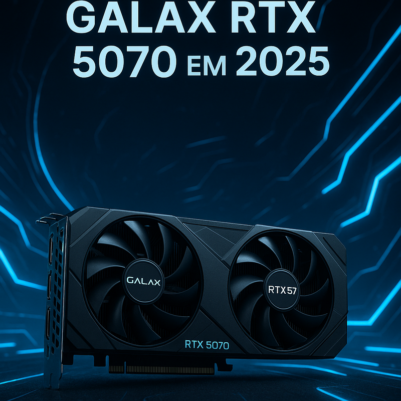 Minha experiência com a GALAX RTX 5070: Vale a pena em 2026?