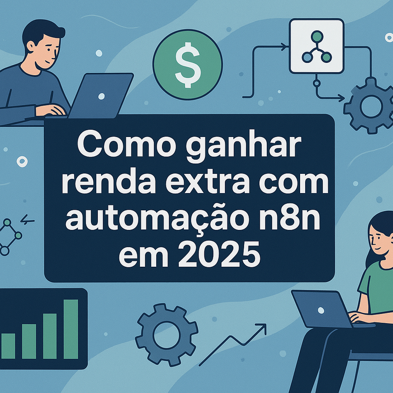Como ganhar renda extra com automação n8n em 2026: guia para iniciantes