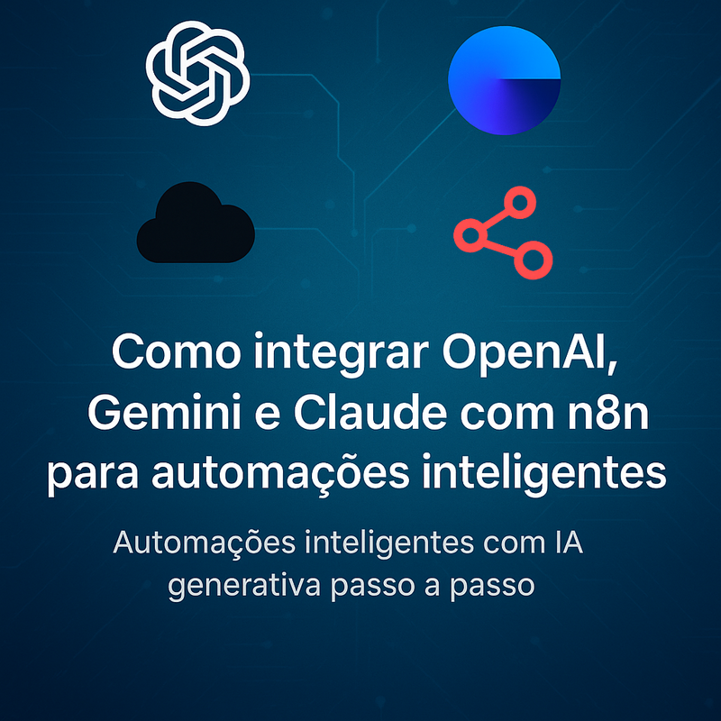 Como integrar OpenAI, Gemini e Claude com n8n para automações inteligentes