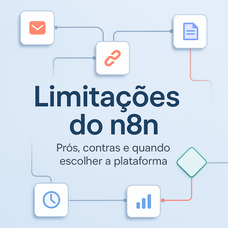 Limitações do n8n: prós, contras e quando escolher a plataforma