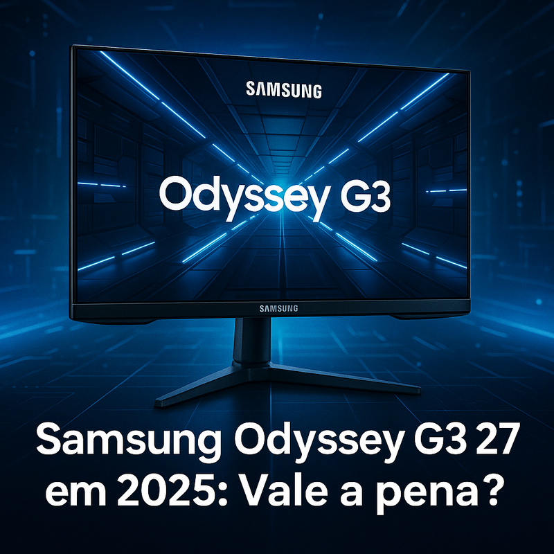 Monitor Gamer Samsung Odyssey G3 27″ (2026): Vale a pena investir no novo painel para jogar e trabalhar?