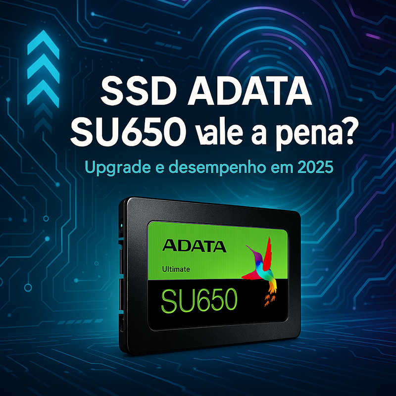SSD ADATA SU650: upgrade simples e barato para deixar seu PC voando em 2026
