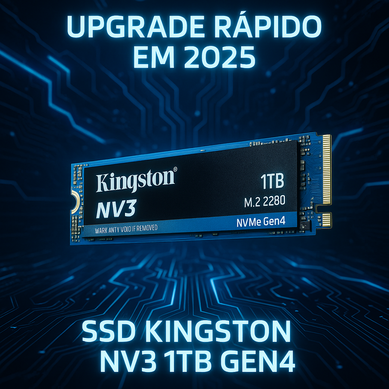 SSD Kingston NV3 1TB Gen4: Upgrade rápido e prático para seu PC em 2026