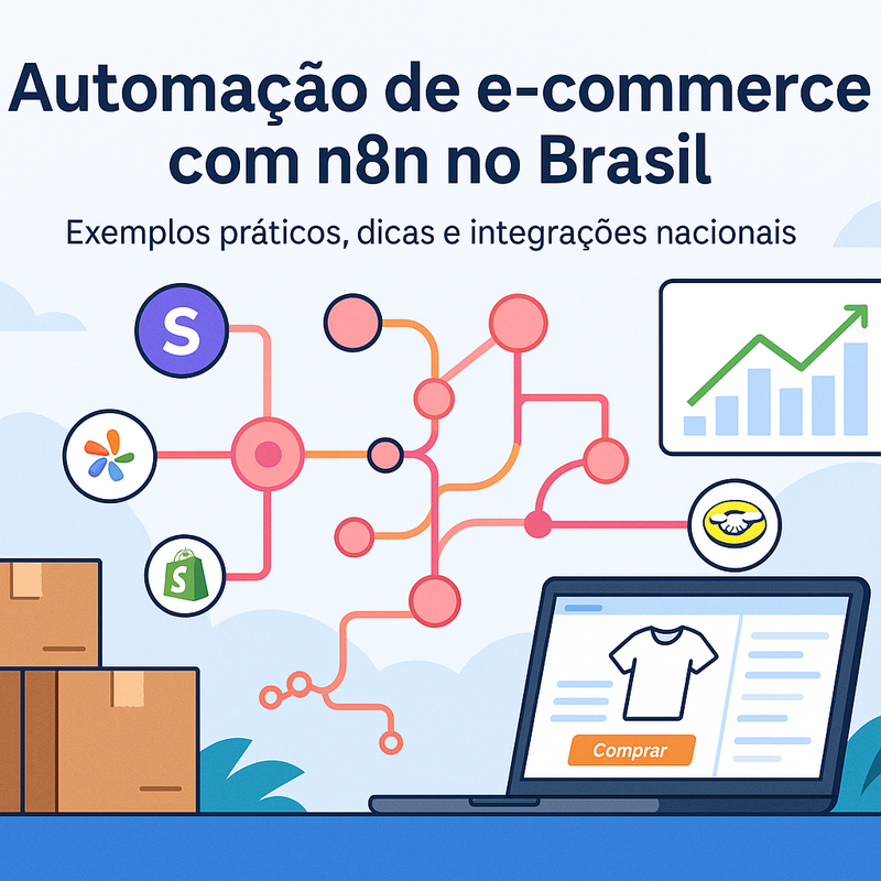 Automação de e-commerce com n8n no Brasil: exemplos práticos