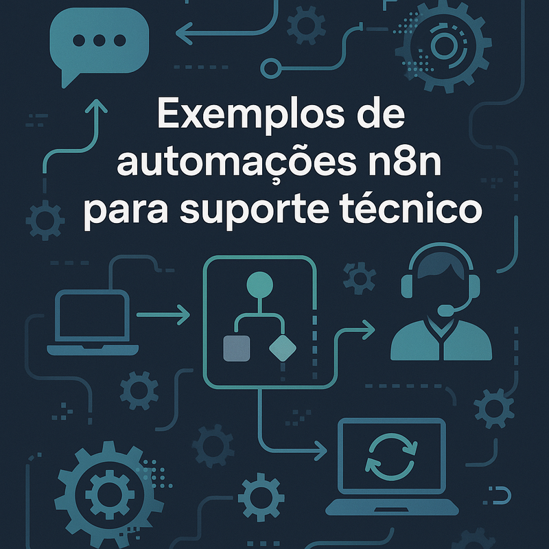 Exemplos de automações n8n para suporte técnico: ideias práticas