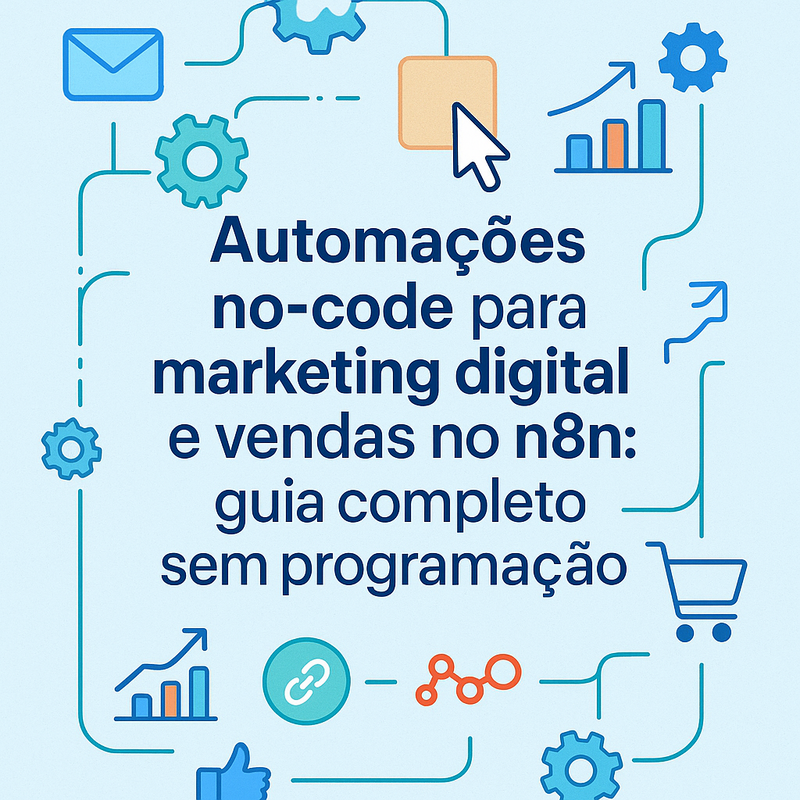 Automações no-code para marketing digital e vendas no n8n: guia completo sem programação