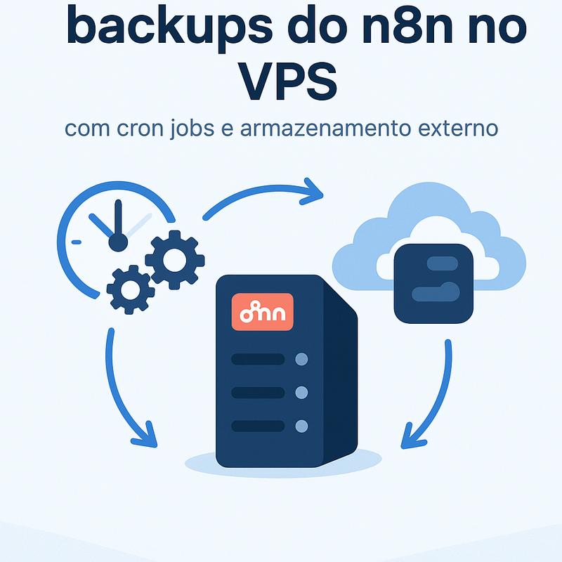 Como automatizar backups do n8n no VPS com cron jobs e armazenamento externo