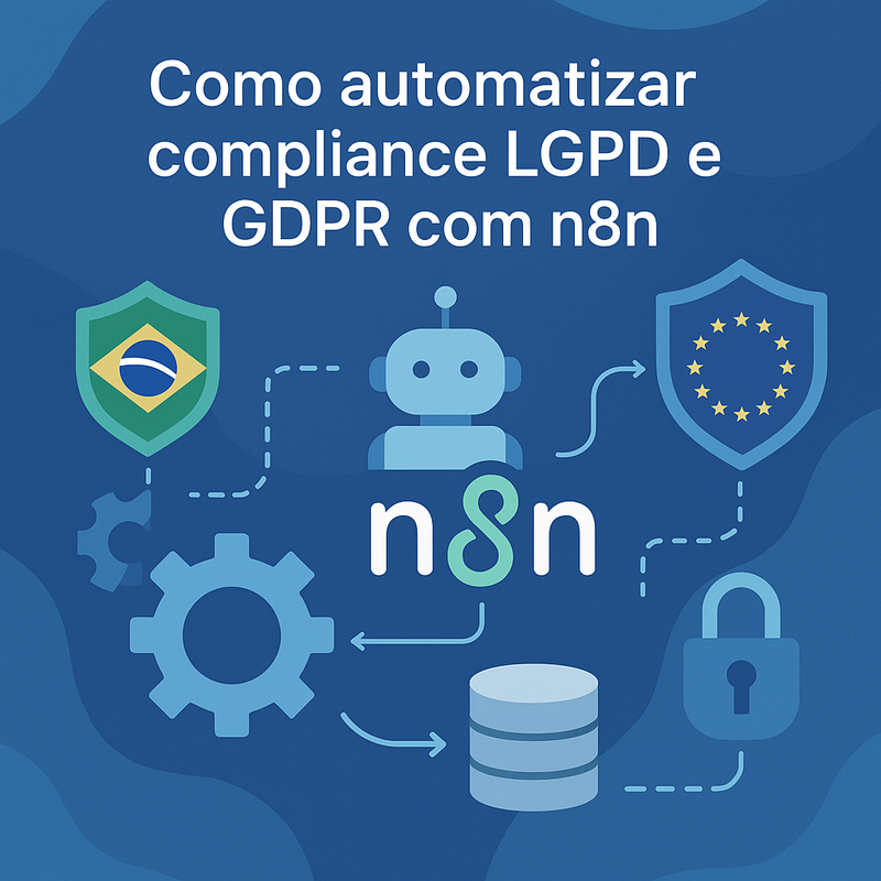 Como automatizar compliance LGPD e GDPR com n8n para normas internacionais