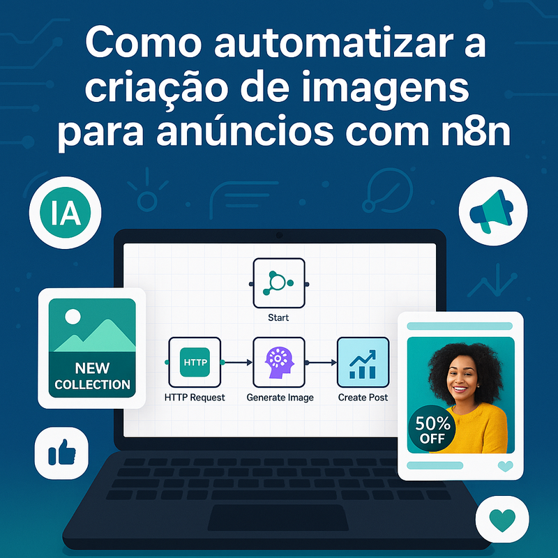 Como Automatizar a Criação de Imagens para Anúncios com n8n