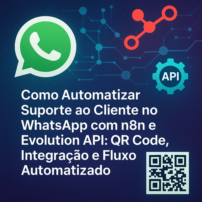 Como Automatizar Suporte ao Cliente no WhatsApp com n8n e Evolution API: QR Code, Integração e Fluxo Automatizado