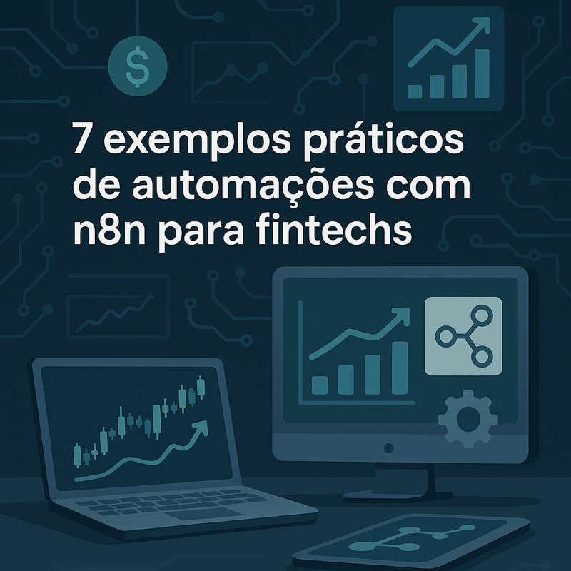 7 exemplos práticos de automações com n8n para fintechs