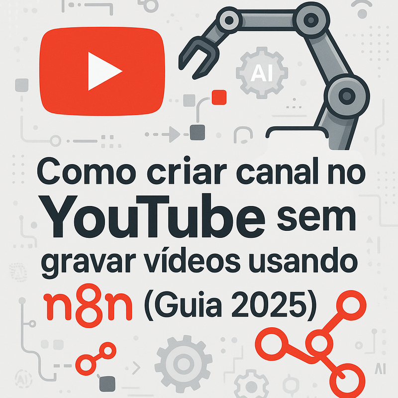 Como criar canal no YouTube sem gravar vídeos usando n8n (Guia 2026)