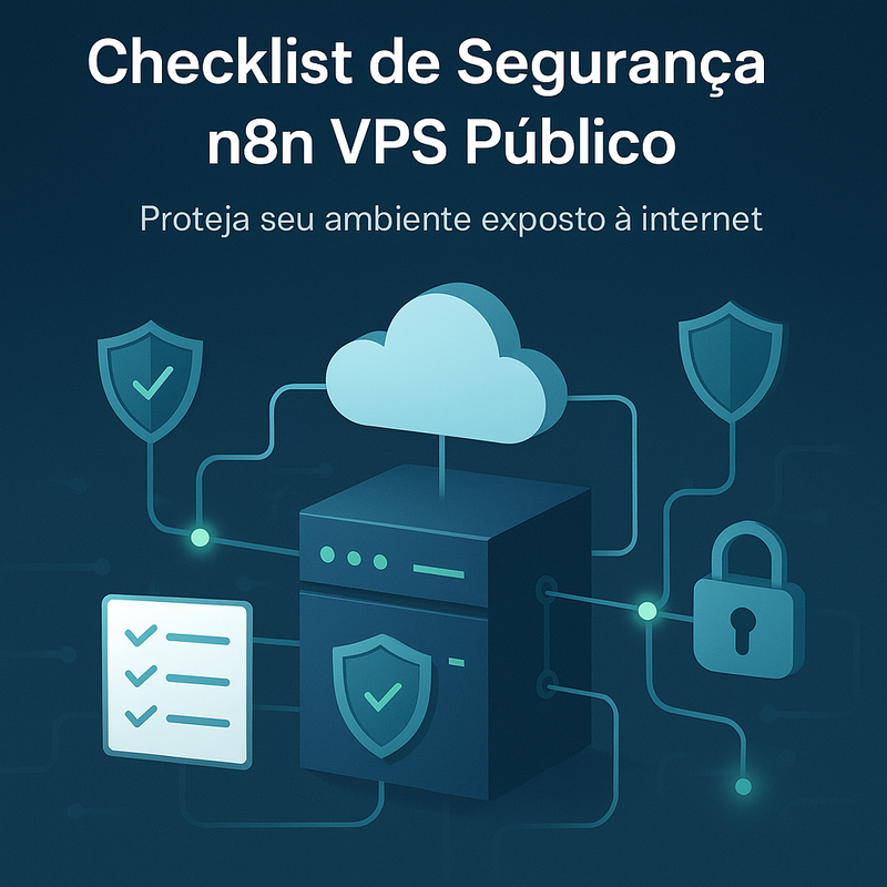 Checklist de segurança n8n VPS público: proteja seu ambiente exposto