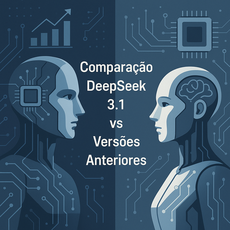 Comparação DeepSeek 3.1 vs versões anteriores: recursos, desempenho e inovação