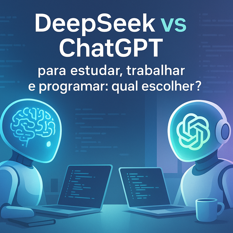 DeepSeek vs ChatGPT para estudar, trabalhar e programar: qual escolher?