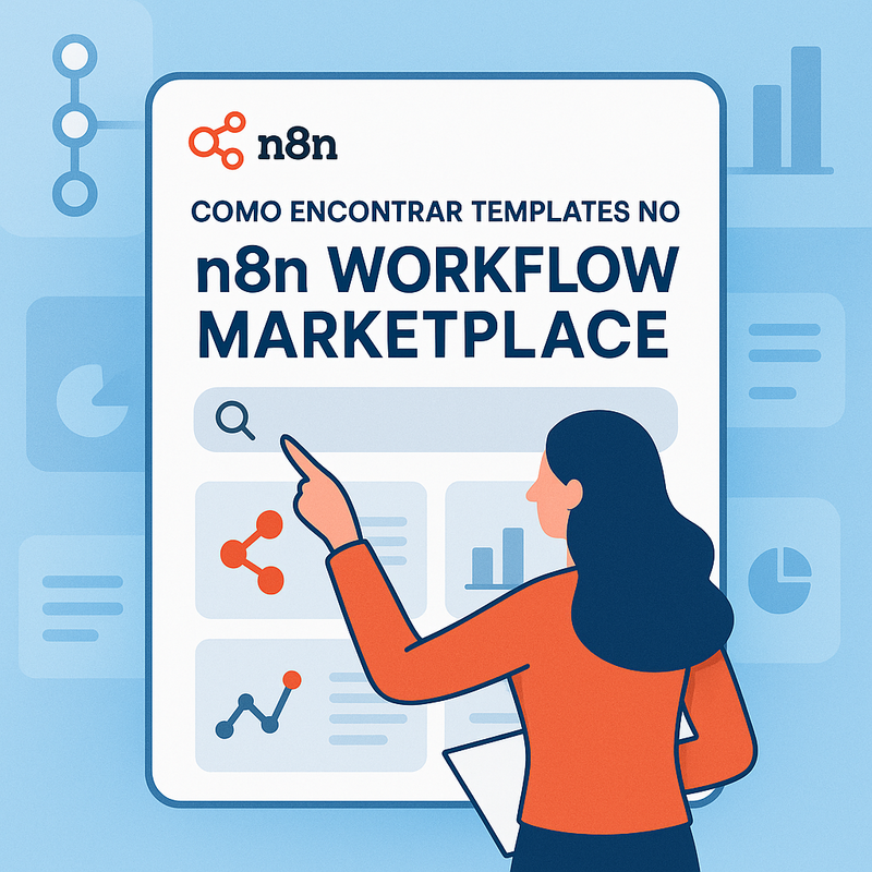 Como encontrar templates no n8n Workflow Marketplace e publicar automações de sucesso