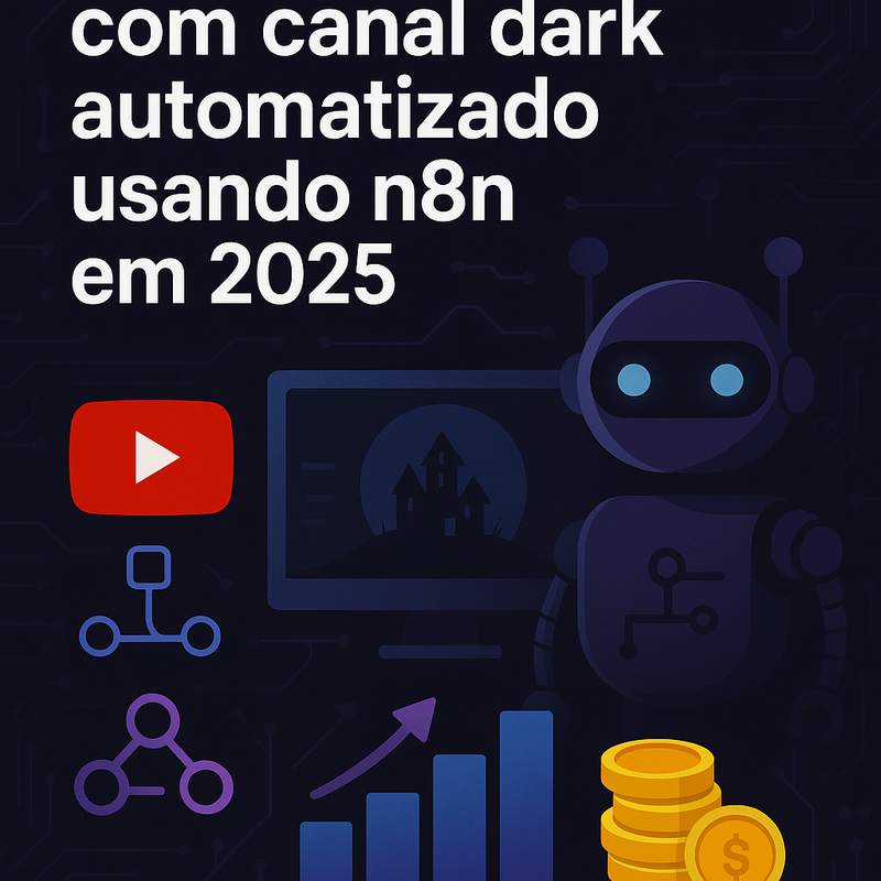 Como ganhar dinheiro com canal dark automatizado usando n8n em 2026
