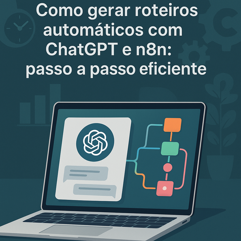 Como gerar roteiros automáticos com ChatGPT e n8n: passo a passo eficiente