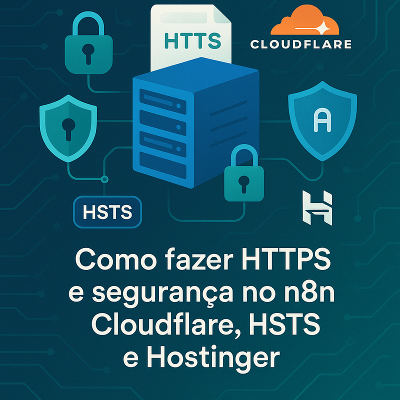 Como fazer HTTPS e segurança no n8n VPS: Cloudflare, HSTS e Hostinger