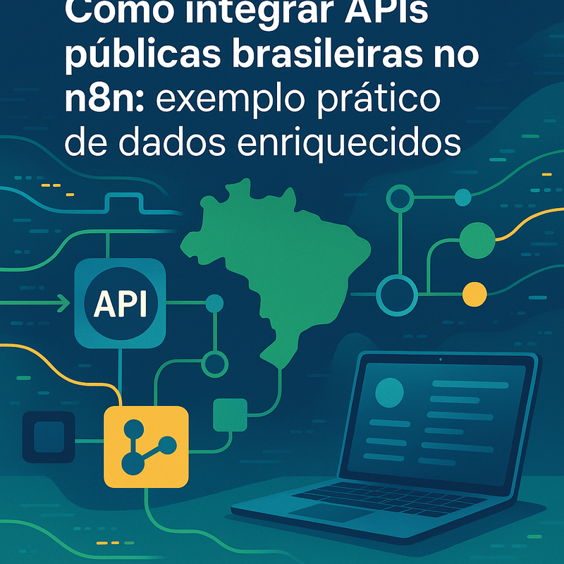 Como integrar APIs públicas brasileiras no n8n: exemplo prático de dados enriquecidos