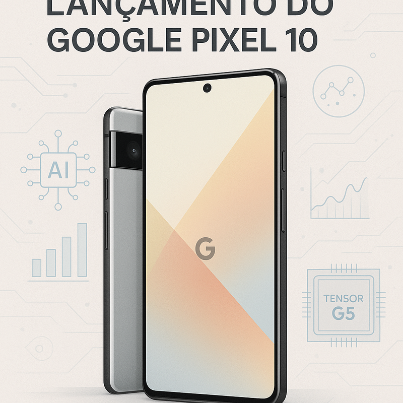 Lançamento do Google Pixel 10: tudo sobre o novo top de linha