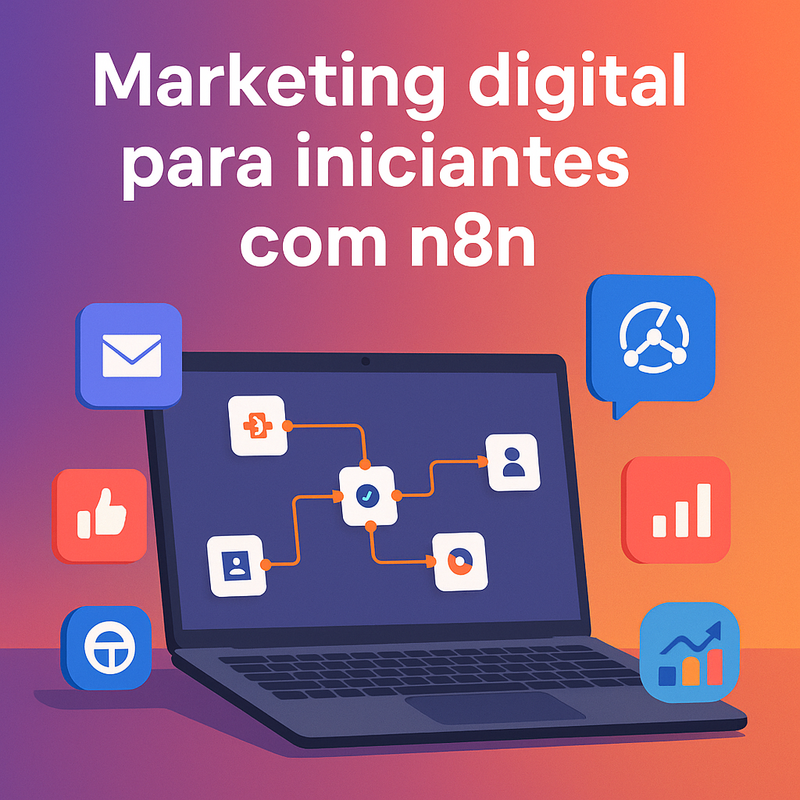 Marketing digital para iniciantes com n8n: automações passo a passo