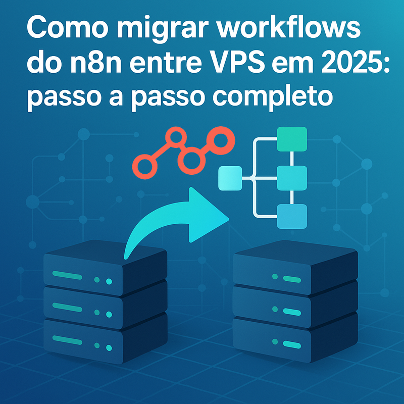Como migrar workflows do n8n entre VPS em 2026: passo a passo completo