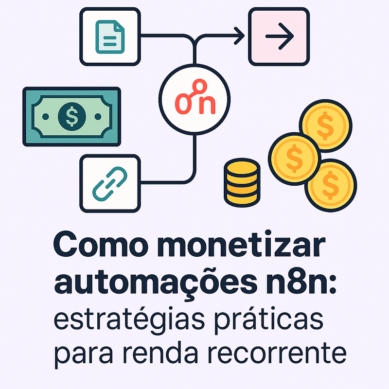 Como monetizar automações n8n: estratégias práticas para renda recorrente