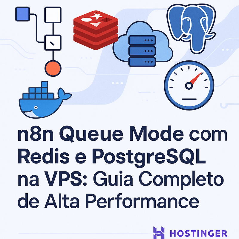 n8n Queue Mode com Redis e PostgreSQL na VPS: Guia Completo de Alta Performance