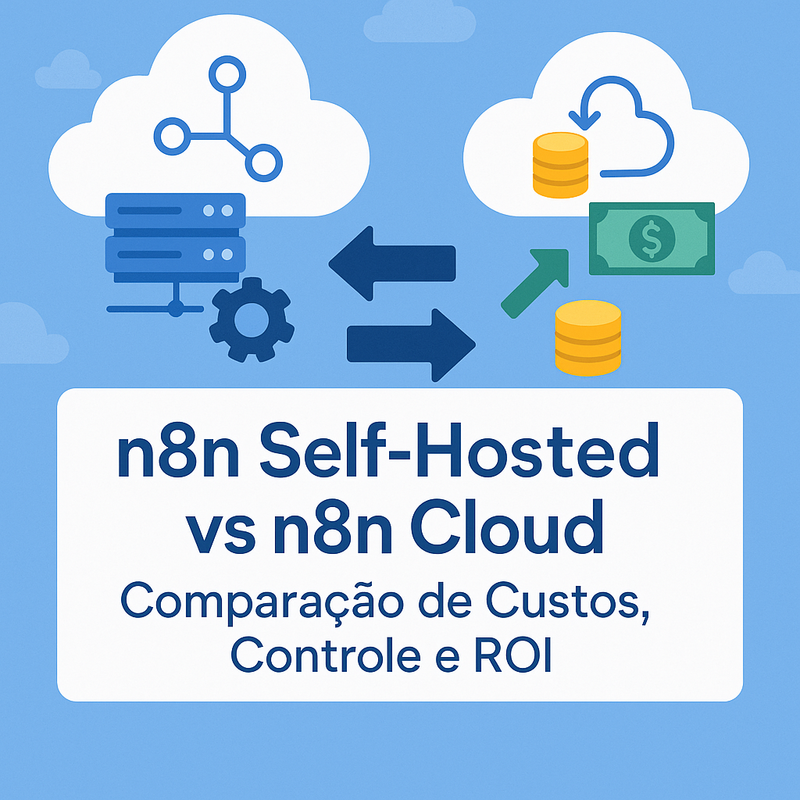 n8n Self-Hosted vs n8n Cloud: Comparação de Custos, Controle e ROI
