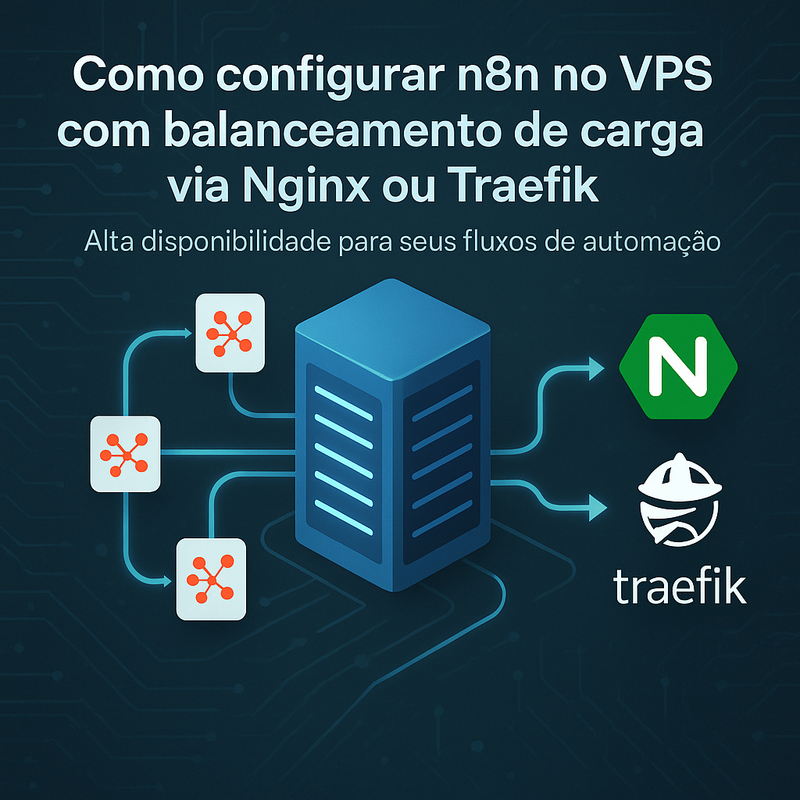 Como configurar n8n no VPS com balanceamento de carga via Nginx ou Traefik