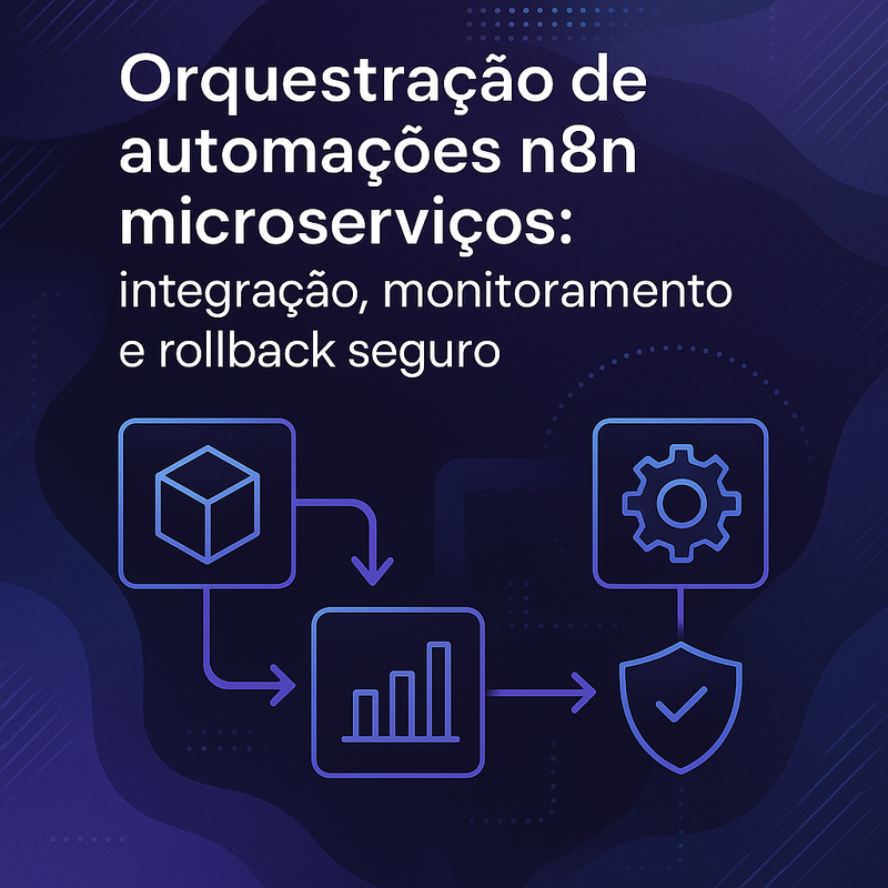 Orquestração de automações n8n microserviços: integração, monitoramento e rollback seguro