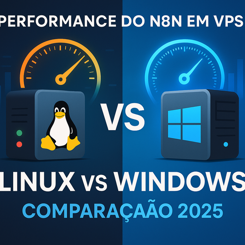 Performance do n8n em VPS Linux vs Windows: Comparação 2026
