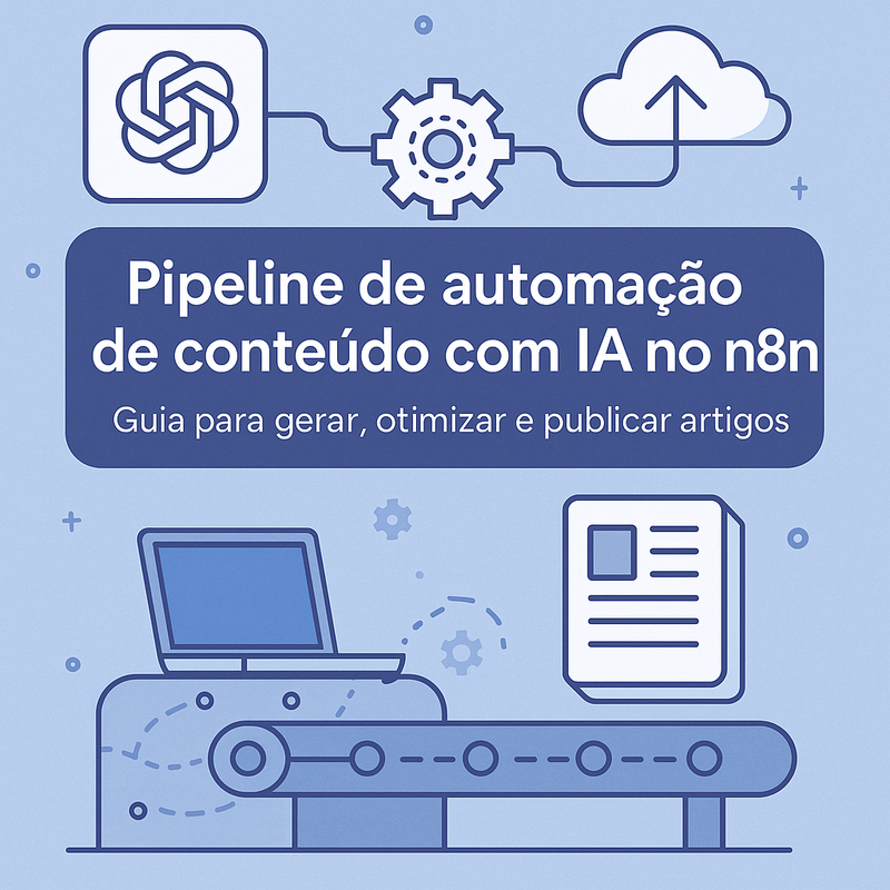 Pipeline de automação de conteúdo com IA no n8n: guia para gerar, otimizar e publicar artigos