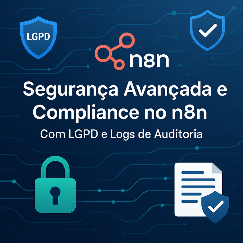 Como implementar segurança avançada e compliance no n8n (com LGPD e logs de auditoria)