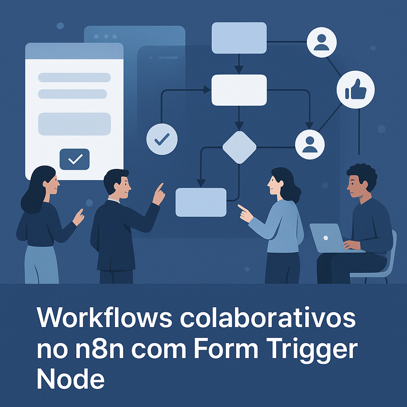 Como criar workflows colaborativos no n8n com Form Trigger Node