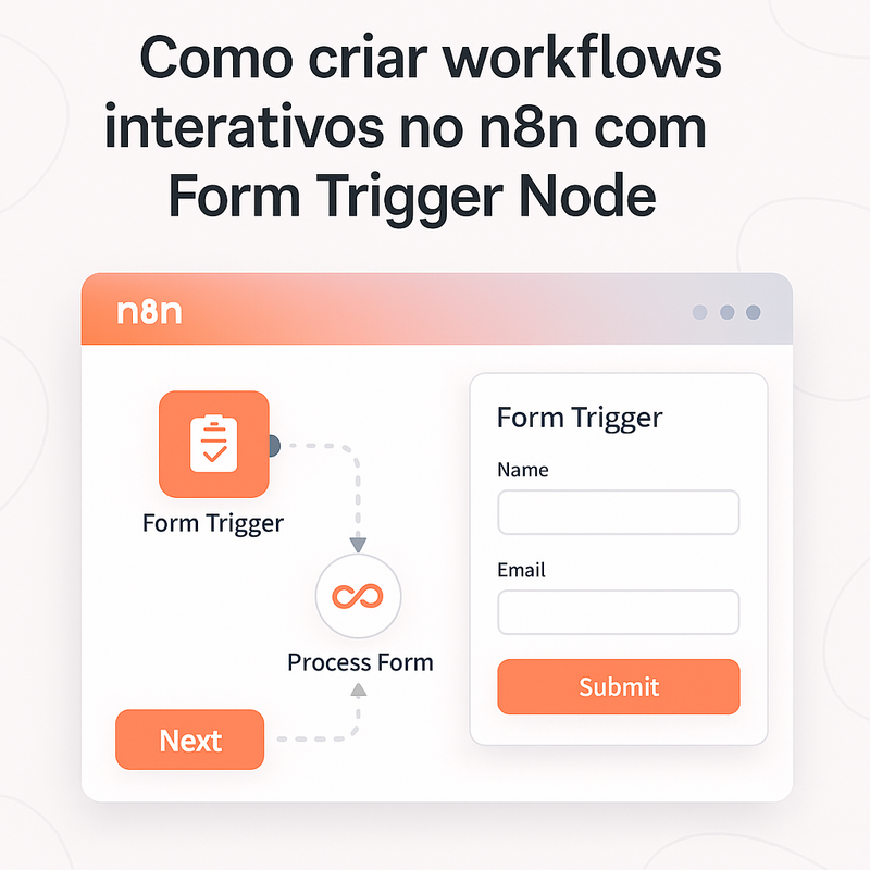 Como criar workflows interativos no n8n com Form Trigger Node