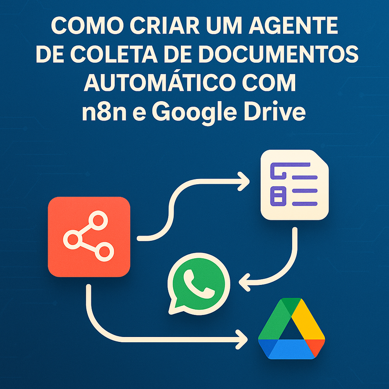 Como criar um agente de coleta de documentos automático com n8n e Google Drive