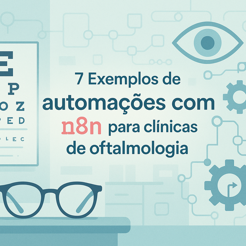 7 Exemplos de automações com n8n para clínicas de oftalmologia
